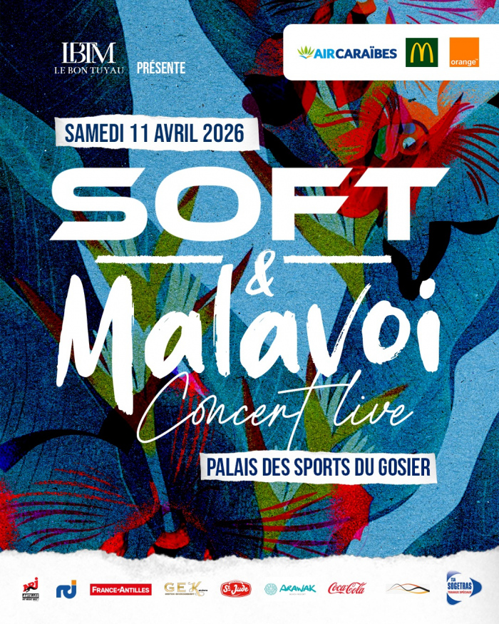 Concert Historique : Soft & Malavoi au Palais des Sports