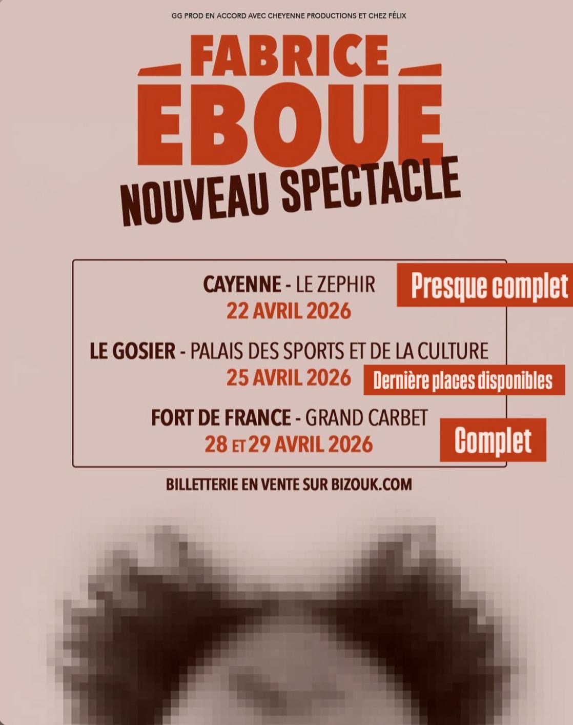 Événement Humour : Fabrice Éboué débarque en Guadeloupe !