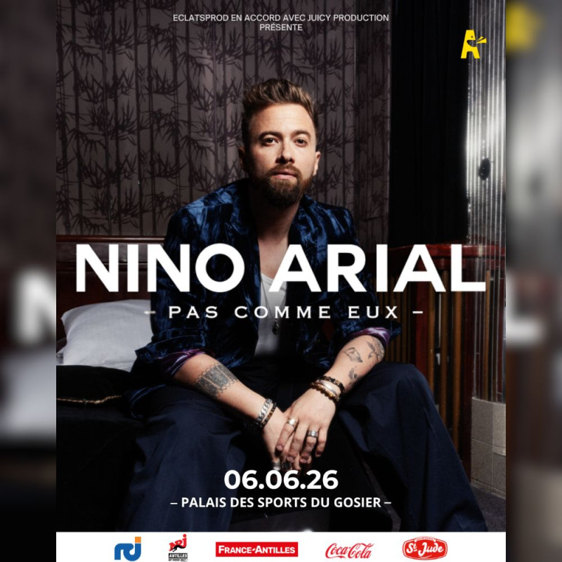 Nino Arial : "Pas Comme Eux" au Palais des Sports du GOSIER